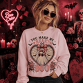 You Make My Heart Go Boo Crewneck Sweatshirt - Boo Crew Boutique