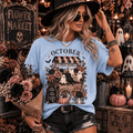 October Flower Market Tee - Boo Crew Boutique