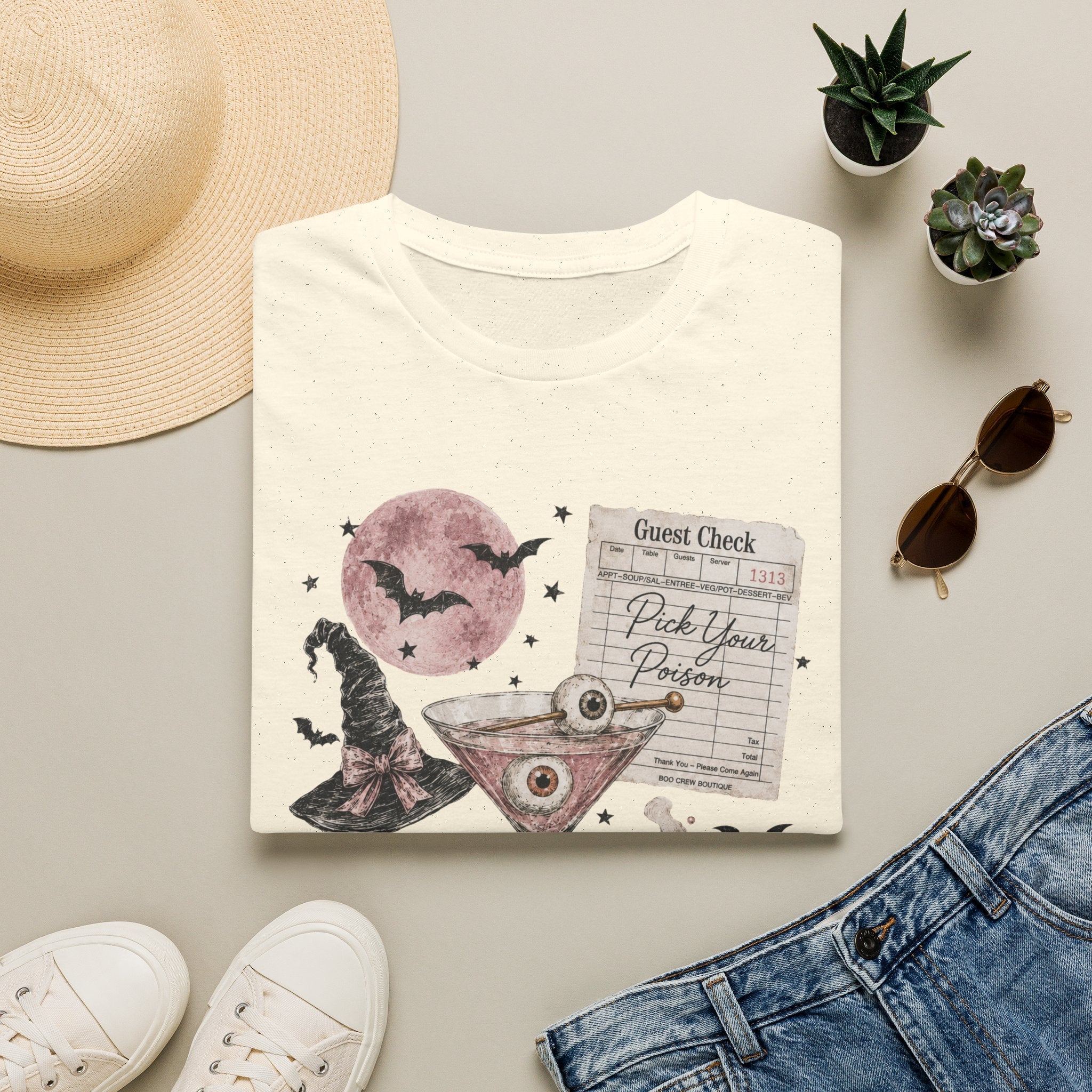 Pick Your Poison Cocktail Club Graphic T-Shirt - Boo Crew Boutique