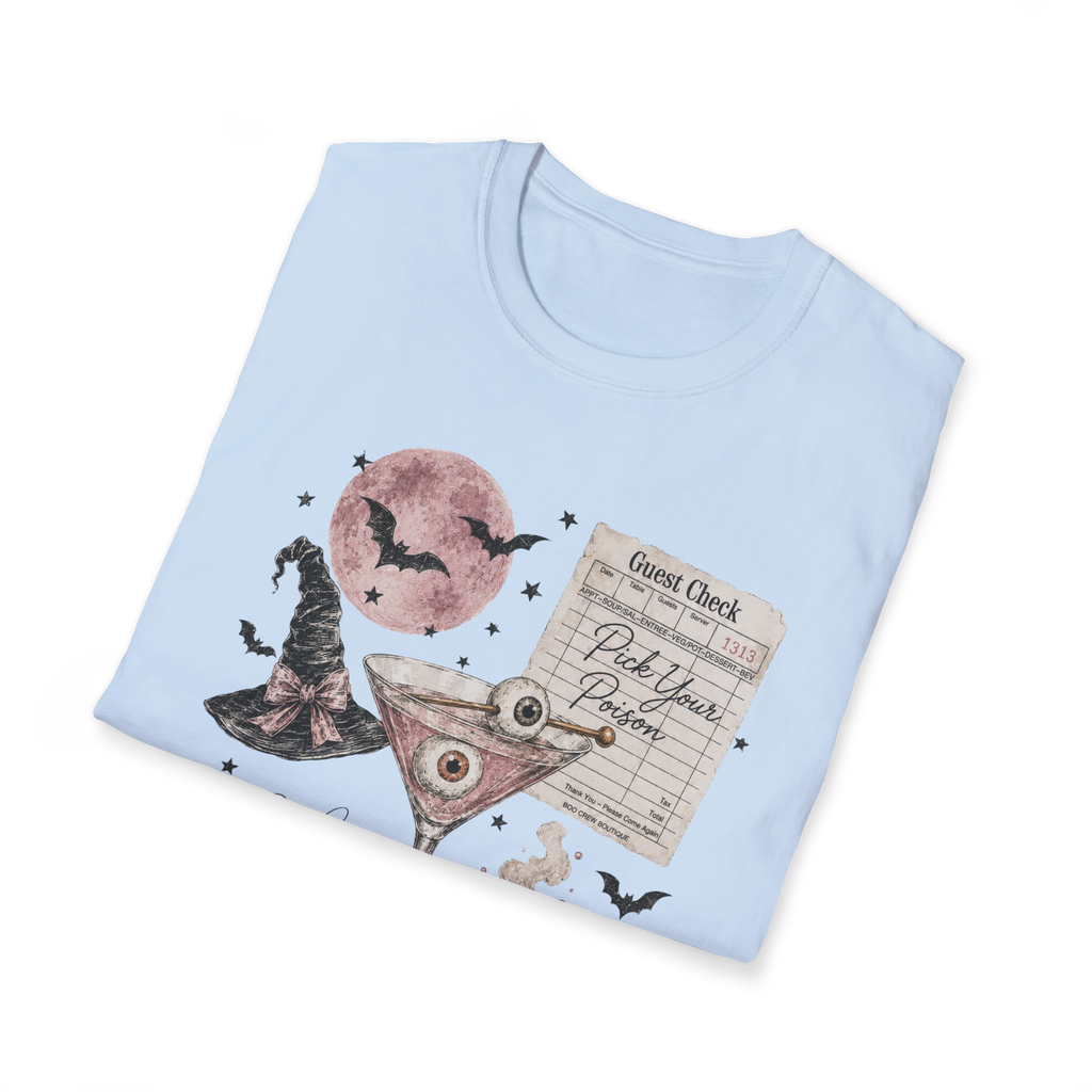 Pick Your Poison Cocktail Club Graphic T-Shirt
