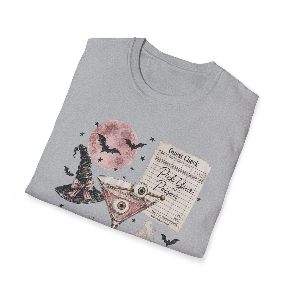 Pick Your Poison Cocktail Club Graphic T-Shirt