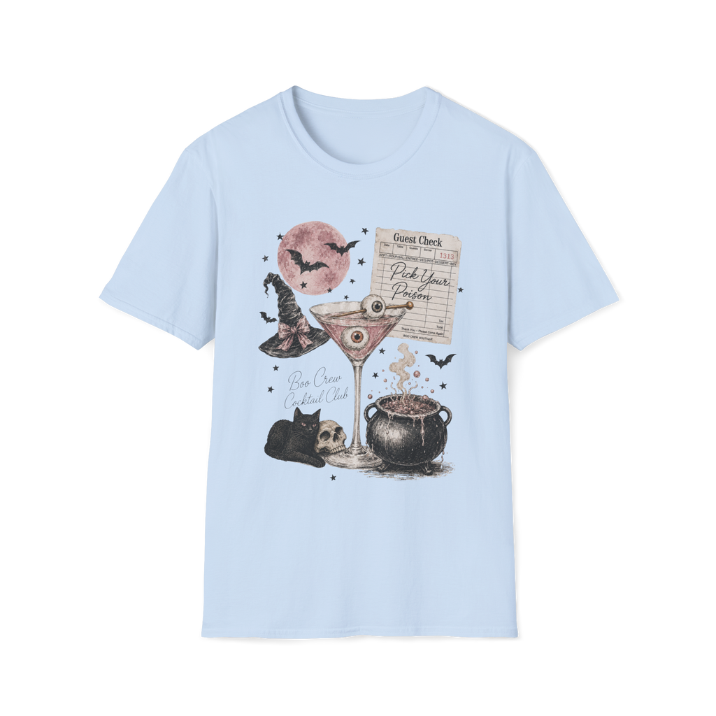 Pick Your Poison Cocktail Club Graphic T-Shirt