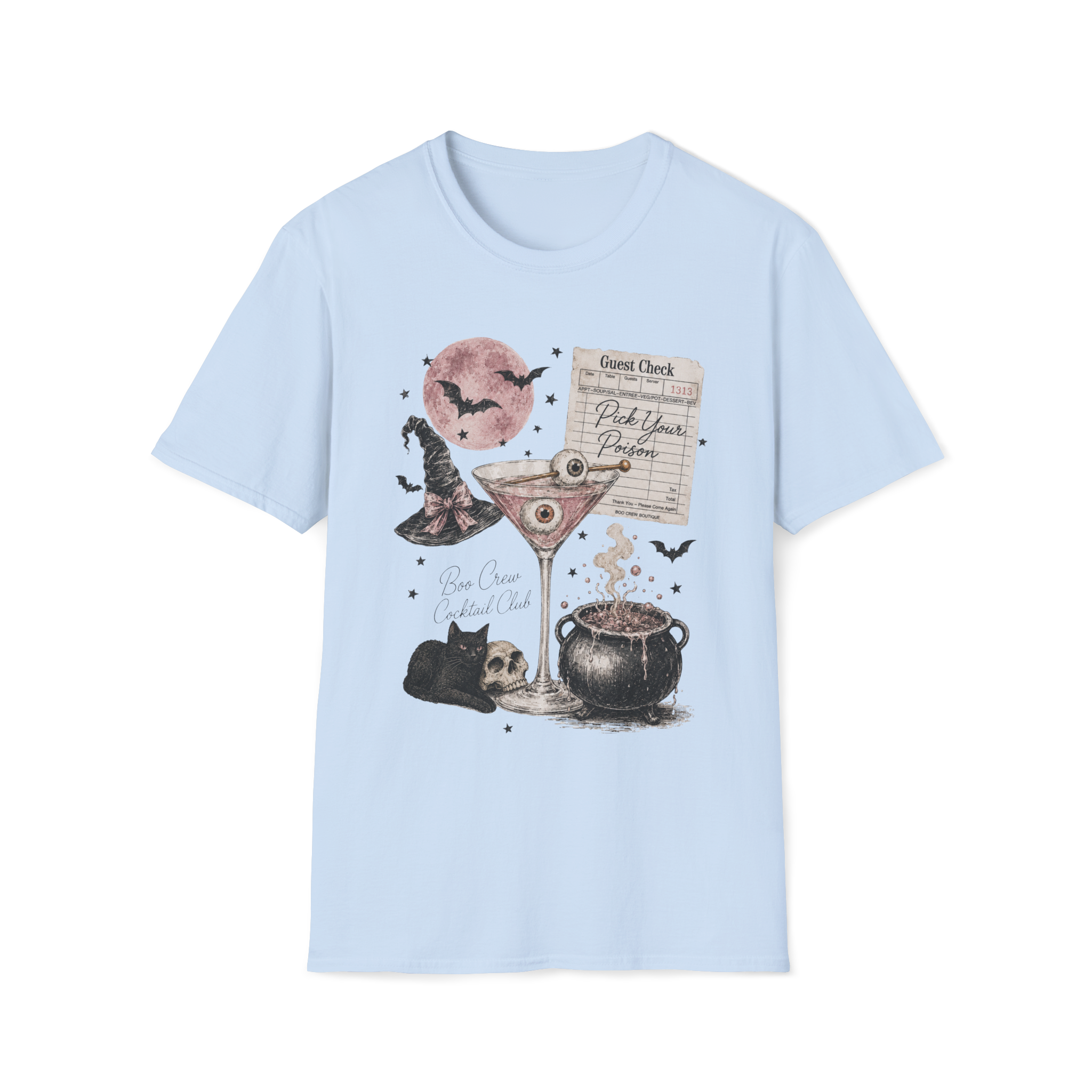 Pick Your Poison Cocktail Club Graphic T-Shirt