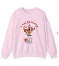 A Tini Bit Merry Santa Martini Sweatshirt | Christmas Cocktail Holiday Crewneck, Gift for Espresso Martini Lovers - Boo Crew Boutique
