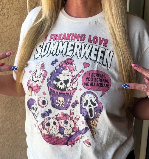 I Freaking Love Summerween T-Shirt - Boo Crew Boutique