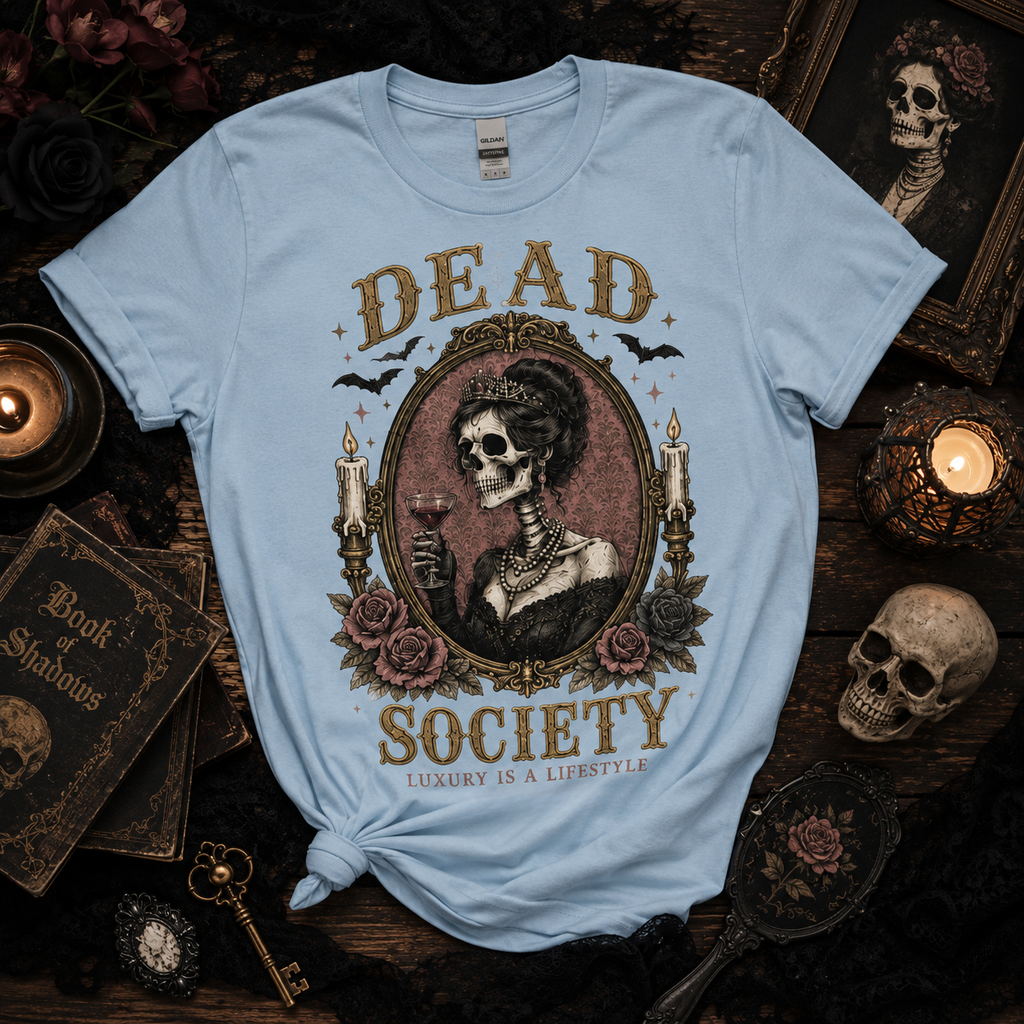 Dead Society Tee — Vintage Gothic Skull T-Shirt