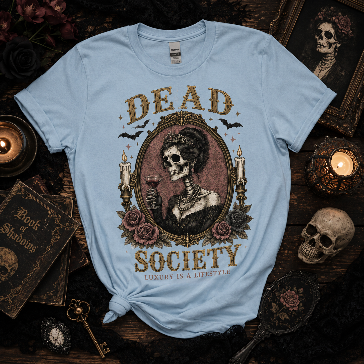 Dead Society Tee — Vintage Gothic Skull T-Shirt