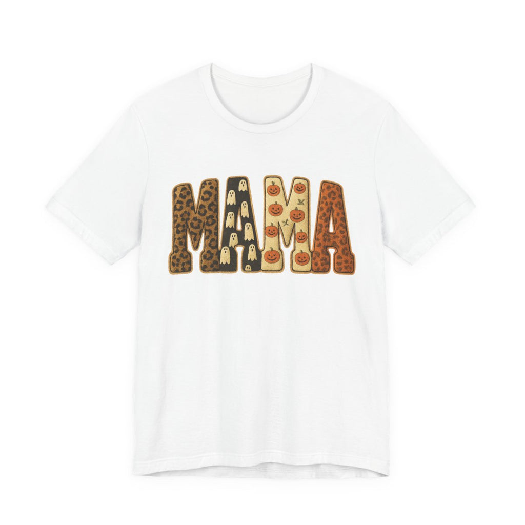 Mama Graphic Tee, Stylish Mama T-Shirt, Gifts for Moms, Casual Wear, Halloween Gift, Spooky Mama Tee