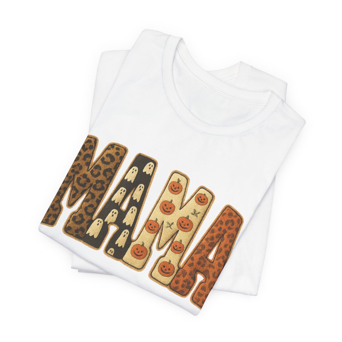 Mama Graphic Tee, Stylish Mama T-Shirt, Gifts for Moms, Casual Wear, Halloween Gift, Spooky Mama Tee