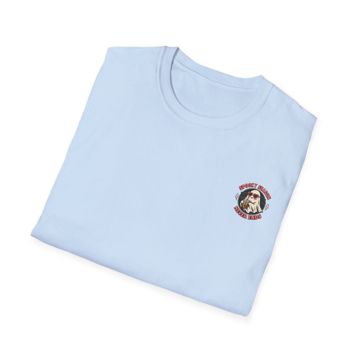 Spooky Season Never Ends T-Shirt — Retro Frankenstein Halloween Graphic Tee - Boo Crew Boutique