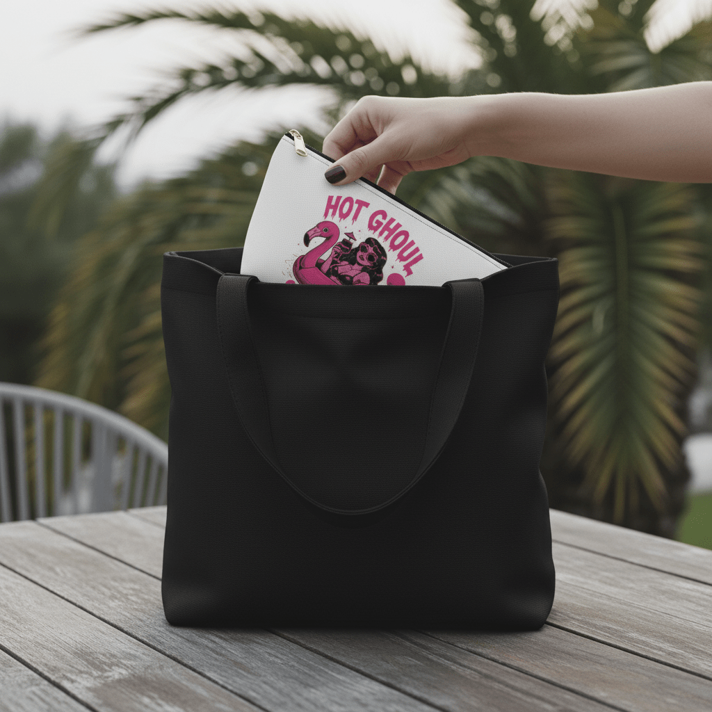 Hot Ghoul Summer Accessory Pouch - Boo Crew Boutique